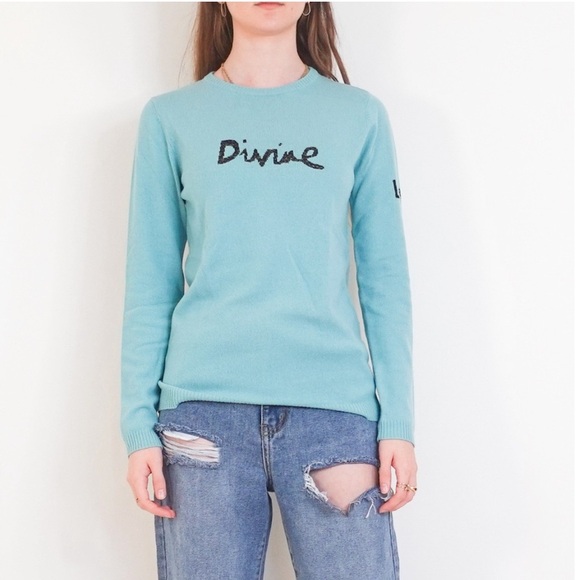 BELLA FREUD cashmere Devine sweater size Medium - Picture 1 of 10